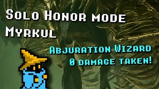 Solo Abjuration Wizard vs Myrkul Honor mode 0 damage taken [upl. by Eph]