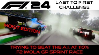 F1 24 IS EASY WHEN WET  Trying to beat the Ai at 110 [upl. by Einaffets732]