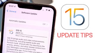 How to Update to iOS 15  Tips Before Installing [upl. by Ecidnacal]