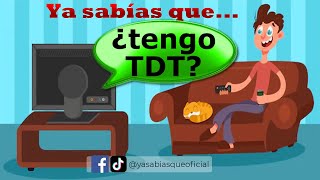 Fácil SABER si 📺TV tiene TDT📡 incorporado o no 2024 corto video donde puntualmente te explicamos [upl. by Carree714]