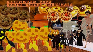 Midnight Horrors Halloween Event 2024  All Halloween Badge Killer Survivals [upl. by Siddra]