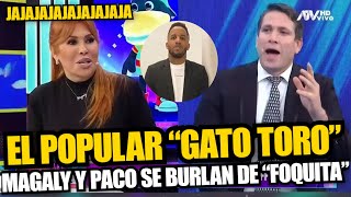 Magaly Medina le preguntó a Paco Bazán “¿Por qué le dice ‘Gato Toro’ a Jefferson Farfán” [upl. by Ogires663]