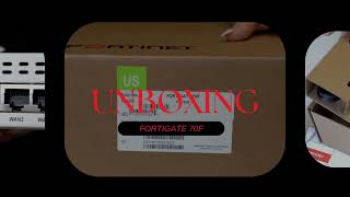 Fortinet FortiGate 70F Unboxing [upl. by Dyanne]