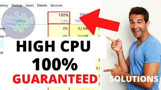 How to FIX CPU at 100 percent windows 10  HIGH CPU USAGE SOLUTIONS [upl. by Ahsikal]