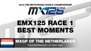 EMX125 of the Netherlands 2014 Race 1 Best Moments  Motocross [upl. by Cynde]