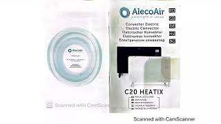 Alecoir C20 Heatix electric convector manual [upl. by Dwayne172]