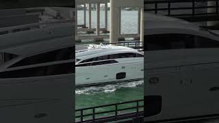 Imposing Pershing 92 spotted in Key Biscayne Miami [upl. by Giefer]