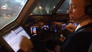 Flying Lufthansa Cargo MD 11F from Frankfurt to New York JFK incl full cockpit landing [upl. by Humo]