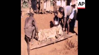 SYND 23 8 80 FAMINE SCENES IN KARAMOJA UGANDA [upl. by Kelton]