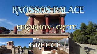 4K The Palace of Knossos Heraklion Crete  Greece [upl. by Omero]