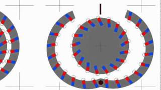 永磁式自轉機3Dflv [upl. by Lahcym]