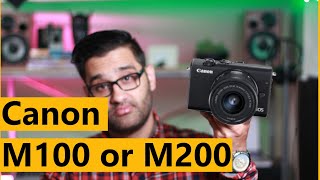 What is the difference between the Canon M100 and M200 [upl. by Adnirim]