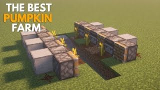 Easy Minecraft Pumpkin Farm For Beginners 120 Tutorial [upl. by Vento822]