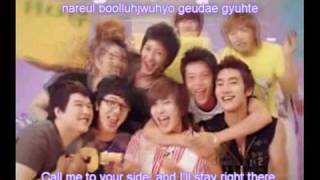 MV Haengbok Happiness Lyrics  Super Junior [upl. by Aetnuahs]