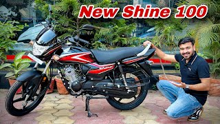 2024 Honda Shine 100  Price Mileage Full Review  hf deluxe  platina 100  honda shine 100cc ❓ [upl. by Auqinahc]