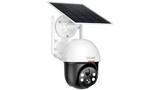 DEKCO 5MP UHD Solar Security Camera Wireless Outdoor  CCTV Cameras [upl. by Yc392]