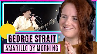 Vocal Coach reacts to George Strait  Amarillo By Morning Live From The Astrodome [upl. by Ytsirk220]