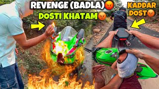 RevengeBadla😡 DOSTI KHATAM ❌❤️‍🩹  Saza Comment karo😡  SUPERBIKE Preparation for Ladakh Ride [upl. by Ayvid]