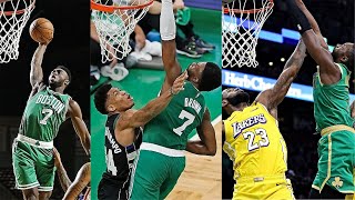 Jaylen Brown🍀DUNKING ON EVERYBODY 😳 Best Poster Dunks of Career👊 [upl. by Hokanson874]