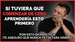 Elon Musk quotMe hice rico cuando entendí estoquot ¡REGLAS de ORO para pensar como MILLONARIO [upl. by Salangi5]