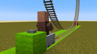 Looped Rails in Minecraft [upl. by Ehudd]