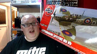 LIVE BUILD Airfix 124 Spitfire MK Vb 10 [upl. by Finstad511]