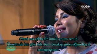 Sherine  Keda Alby Live Arabic Lyrics amp Türkçe Altyazı 2017 [upl. by Rehtul]