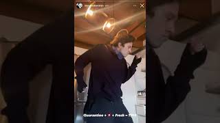 Sebastian Stan dancing on his Instagram  061922 [upl. by Humbert]