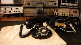 Western Electric 202 Rotary Dial Telephone Repair wwwA1Telephonecom 6182356959 [upl. by Porty]