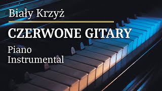 Czerwone Gitary Biały Krzyż Piano Karaoke MyVersion Tonacja Bmin [upl. by Ailerua690]