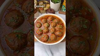 Soyabean Kofta Curry Recipe😍 shorts viral youtubeshorts [upl. by Chesnut]