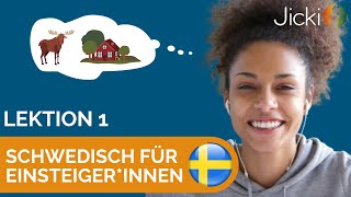 🇸🇪 Schwedisch lernen für Anfängerinnen Einsteiger Lektion 1 [upl. by Avir]