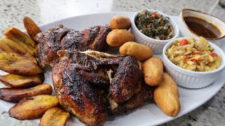 The most delicious oven jerk chicken  oven roasted jerk chicken [upl. by Soilisav]