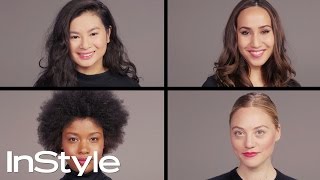 See How Revlon’s Cherries in the Snow Lipstick Works for Every Skin Tone  InStyle [upl. by Granoff]