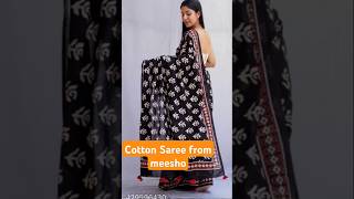 Most trending cotton Saree from meesho shorts viralvideo meesho [upl. by Keviv]