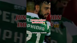 Raphina y Runo fernandes jugaron juntos 🤯 futbol [upl. by Alec453]