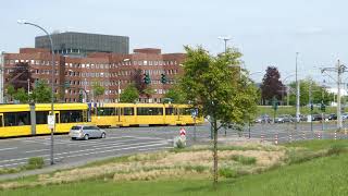 1 Stunde RuhrBahn Straßenbahn und Busse in Essen Altendorf Berufsverkehr [upl. by Annorah859]