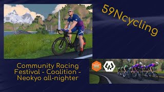 Zwift community racing  Coalition [upl. by Dobrinsky]