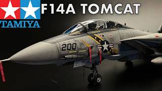 F14A Tomcat Tamiya F14A Early Tomcat full build [upl. by Attelrac]