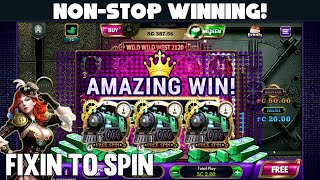 😱 NONSTOP WINNING 💰 ALL ABOARD THE LUCK TRAIN 🚂 Luckyland Slots [upl. by Wilbert]