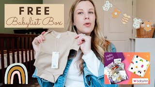 Whats in My Free Babylist Registry Box  Free Baby Boxes Series Part 1 [upl. by Llyrad]