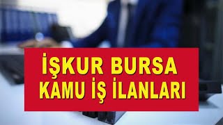 İŞKUR BURSA KAMU İŞ İLANLARI PERSONEL ALIMI [upl. by Undine]