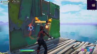 ghost Rider pickaxe gameplay on fortnite [upl. by Airbma]