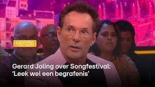 Gerard Joling over Songfestival Leek wel een begrafenis  Renze [upl. by Jac]