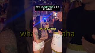 Asian Dating Coach  How to Approach a girl in public [upl. by Oicaroh608]