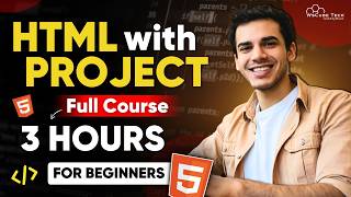 HTML Full Course for Beginners in HINDI  Learn HTML with Projects in 3 Hours 2024 [upl. by Magdaia]