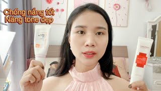 Review Kem Chống Nắng Cell Funsion C Lazer Sun Screen 100 amp Kcn CNP Laboratory Tone Up [upl. by An]