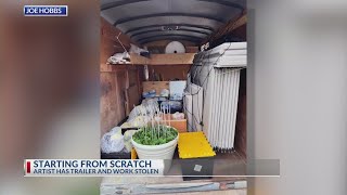 Columbus Arts Festival vendor has trailer products stolen [upl. by Enilegnave]