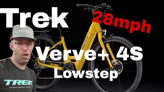 2024 Trek Verve 4s lowstep walkaround review with spec and actual weight [upl. by Cinom]