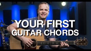 Your First Guitar Chords  Beginner Guitar Lesson 8 [upl. by Therron]